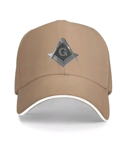 Masonic Freemason Hat - Tan