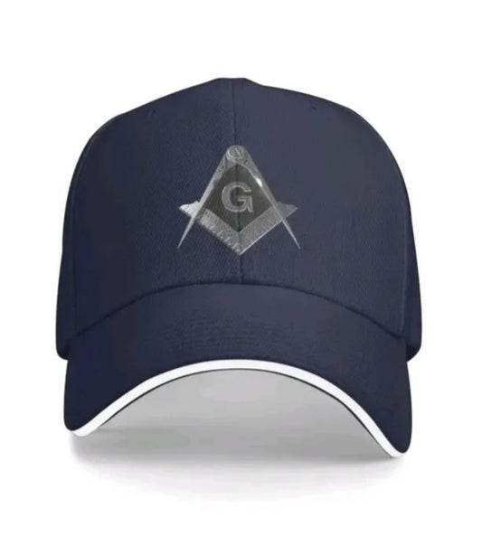 Masonic Freemason Hat - Navy Blue