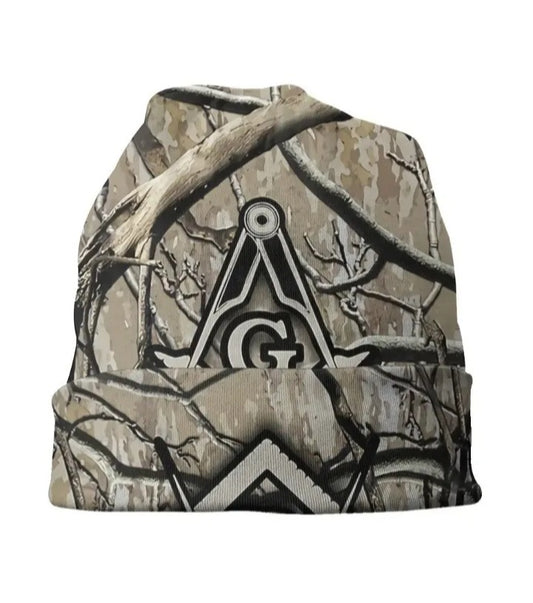 camo masonic hat