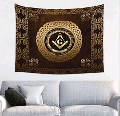 Masonic Throw / Tapestry 28"× 37"