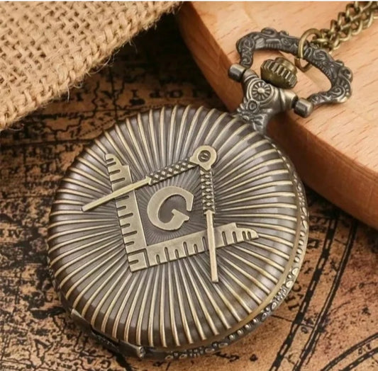 Masonic Pocket watch front view