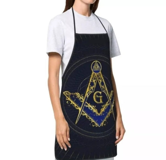 (Set of 3) Masonic Cooking Aprons